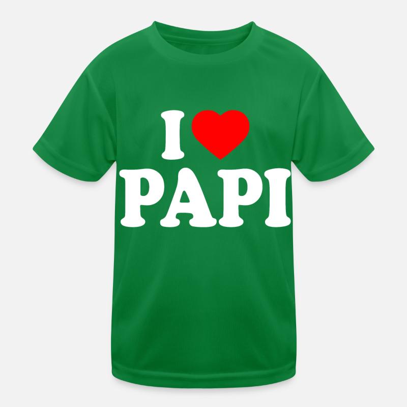 I love papi Kids Functional T-Shirt