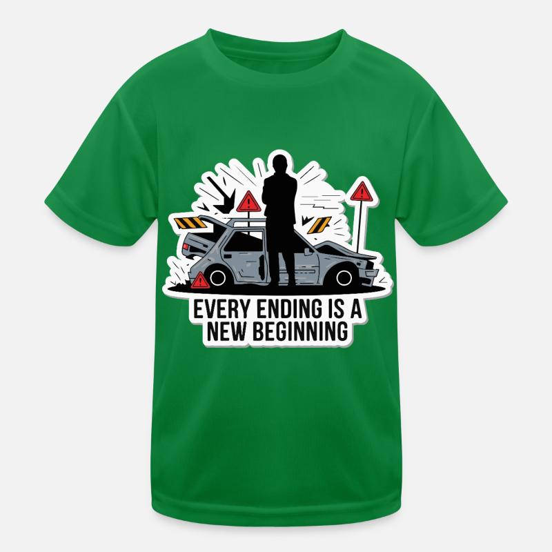 EVERY ENDING IS A NEW BEGINNING Kids Functional T-Shirt
