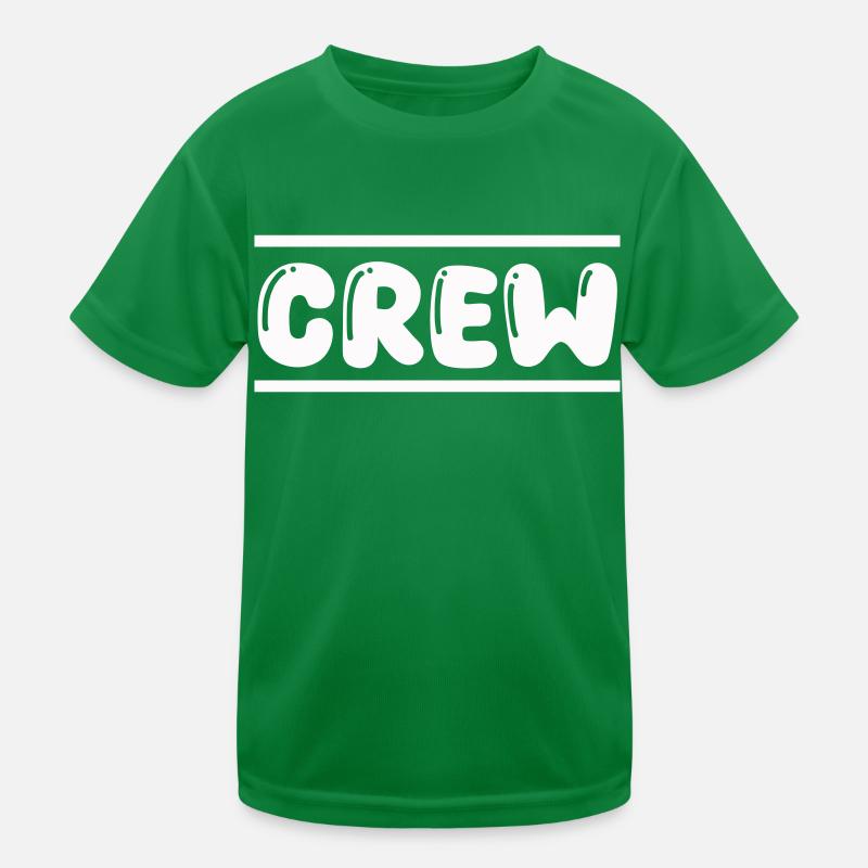 crew Kinder Funktions-T-Shirt