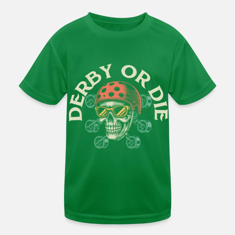 Derby Ou Die Skating Roller Derby T-shirt sport Enfant