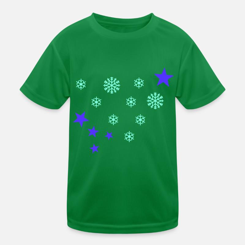 snowflakes Kids Functional T-Shirt