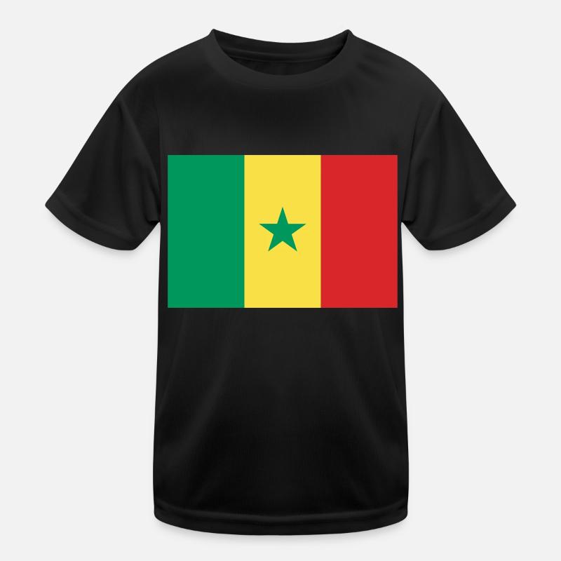 Sénégal - drapeau T-shirt sport Enfant