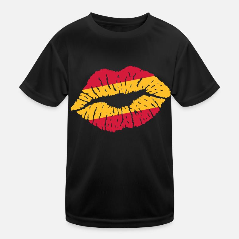 Kussmund (Spanien) Kinder Funktions-T-Shirt