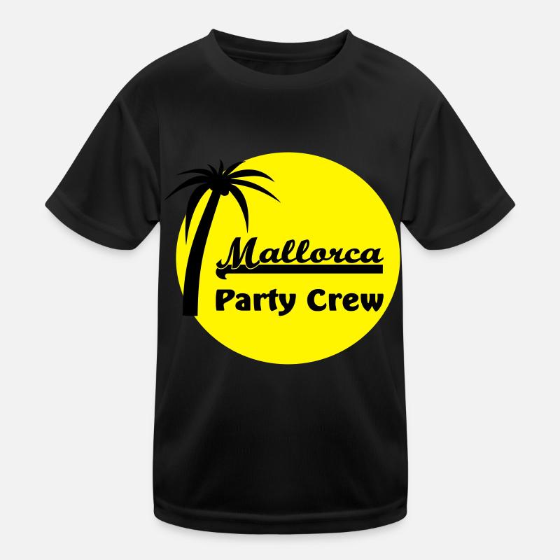 Mallorca Party Crew T-Shirts Kinder Funktions-T-Shirt
