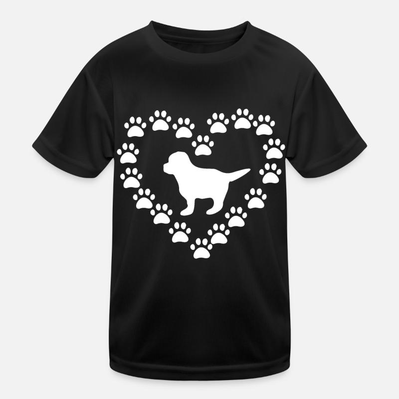 Chien chien T-shirt sport Enfant