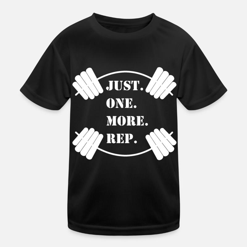 Just One More Rep Kinder Funktions-T-Shirt