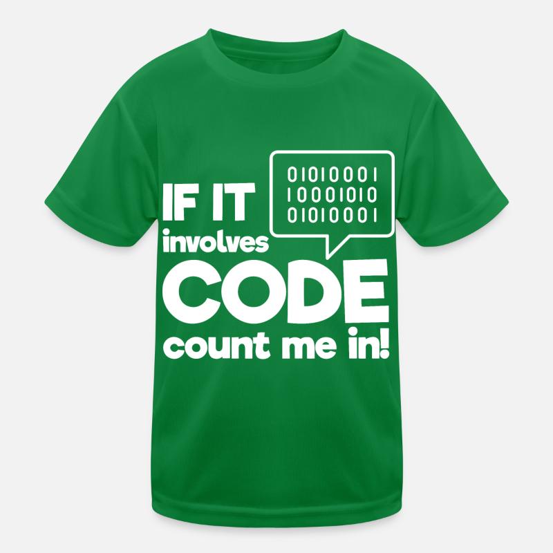S’il s’agit de code, comptez-moi T-shirt sport Enfant