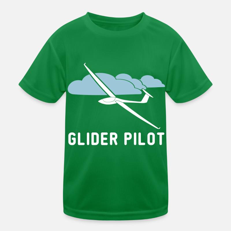 Glider saying glide pilot gift Kids Functional T-Shirt
