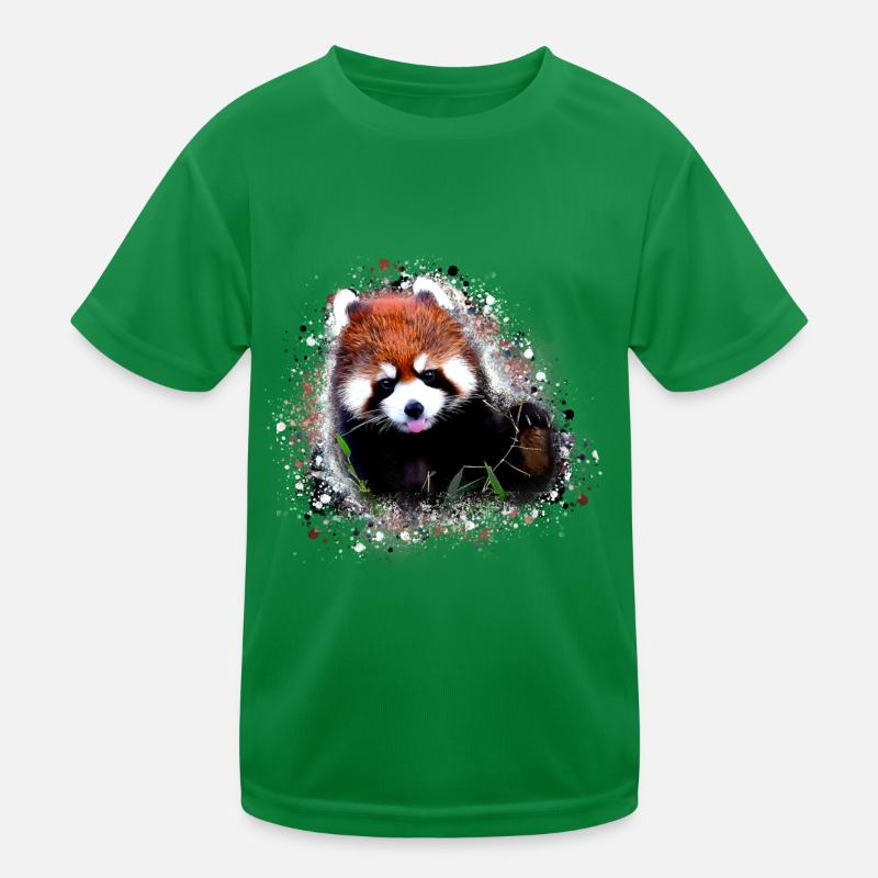 Roter panda ,Graffiti, Malerei,pandabär, bär Kinder Funktions-T-Shirt