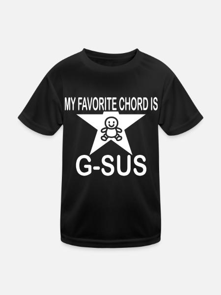 Rock & Roll Music Party Guittar - Kids Functional T-Shirt - black - Front