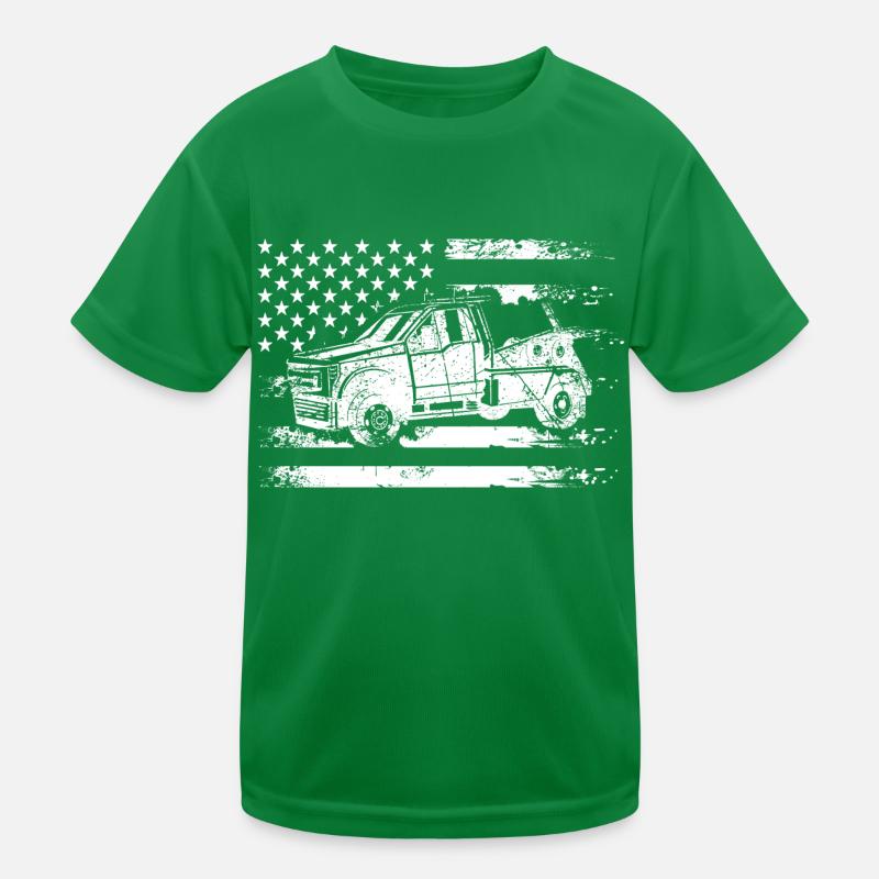 Abschleppwagen Abschleppdienst Abschlepper Kinder Funktions-T-Shirt