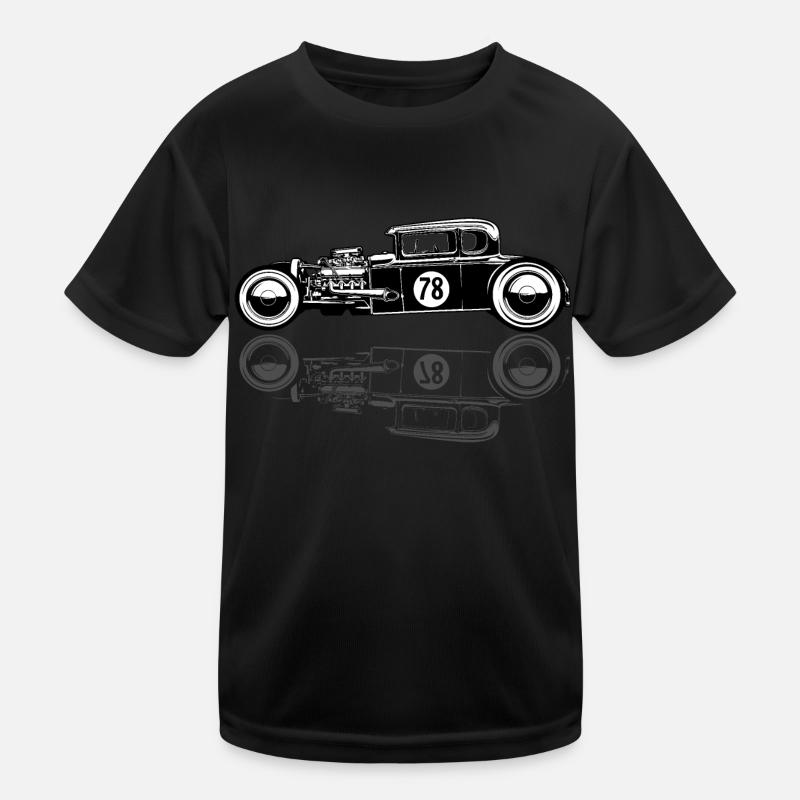 Hot Rod Old School Oldtimer Vintage T-shirt sport Enfant