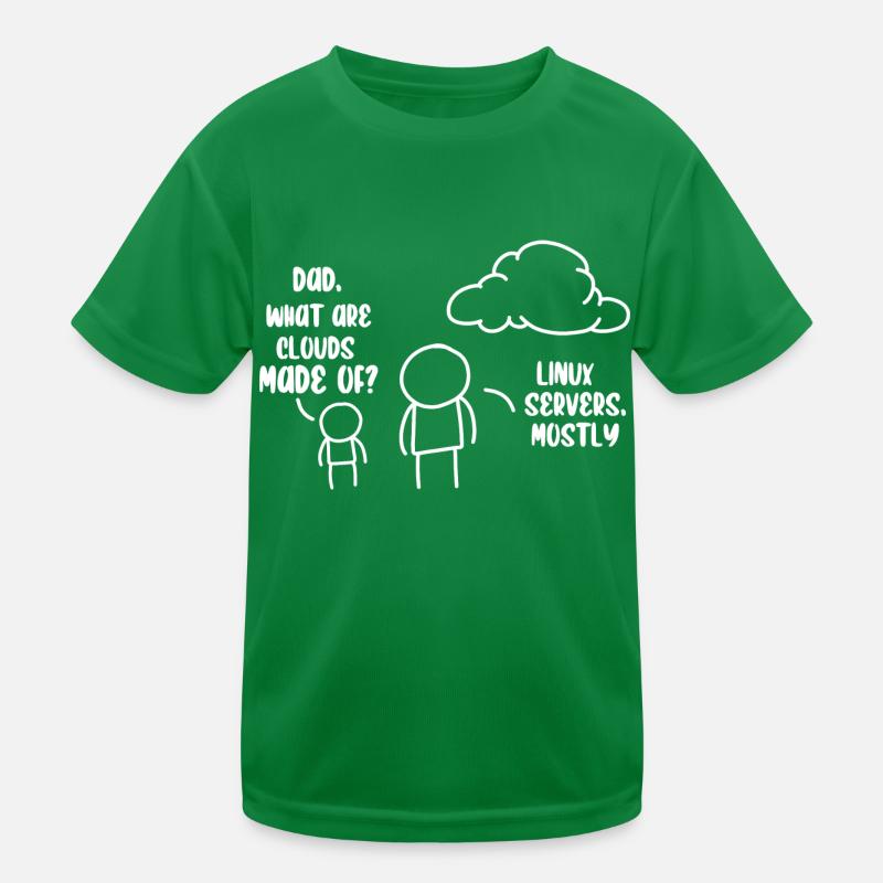Cloud Storage Datenserver Informationstechnologie Kinder Funktions-T-Shirt