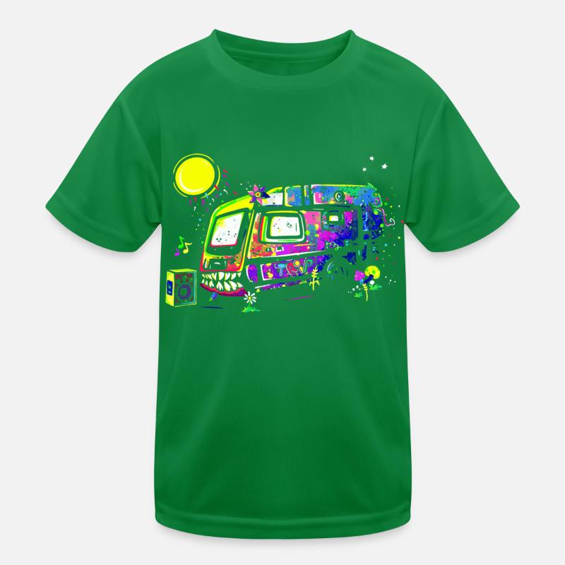 psychedelic caravan T-shirt sport Enfant