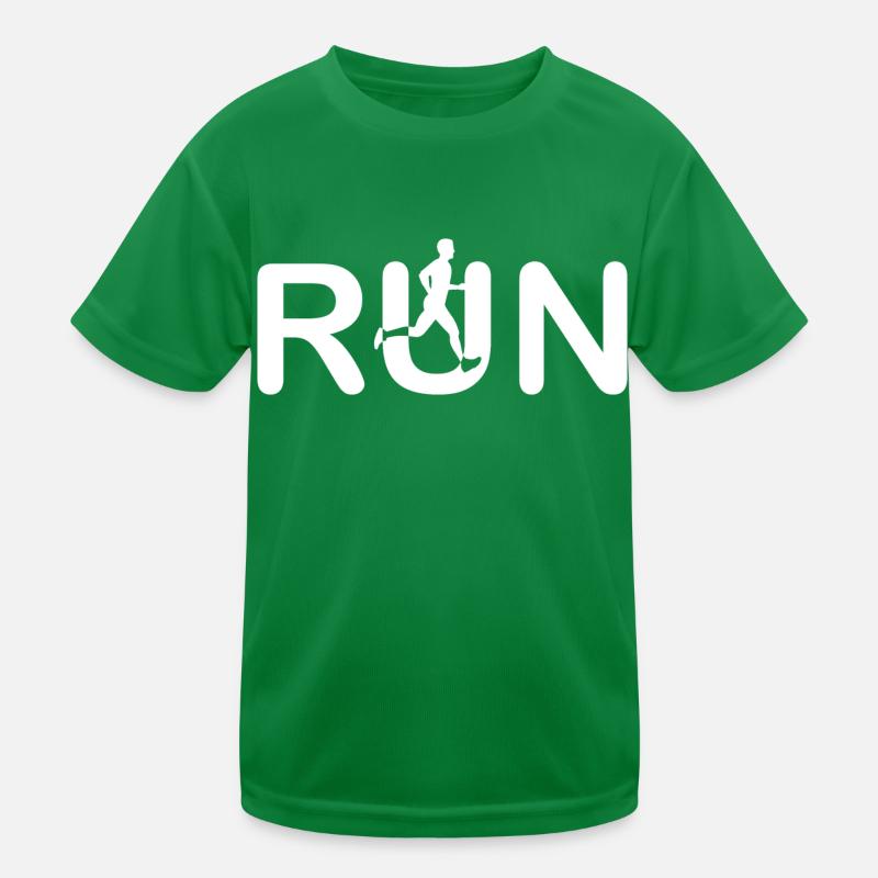 Marathon Running Run jogging Kinder Funktions-T-Shirt