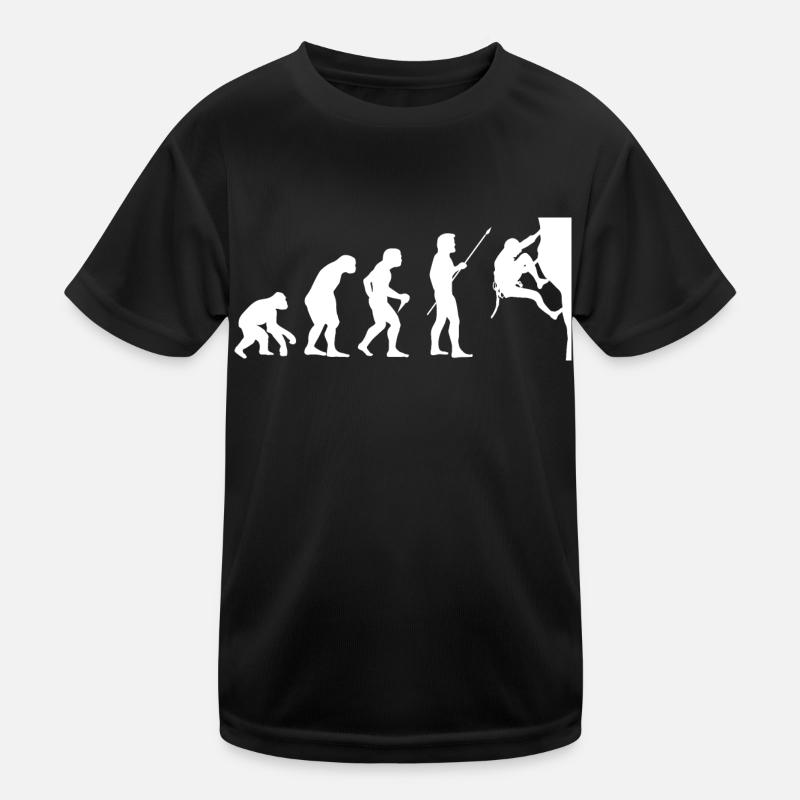 Climbing Evolution Boulderin Mountaineering Boulde Kinder Funktions-T-Shirt
