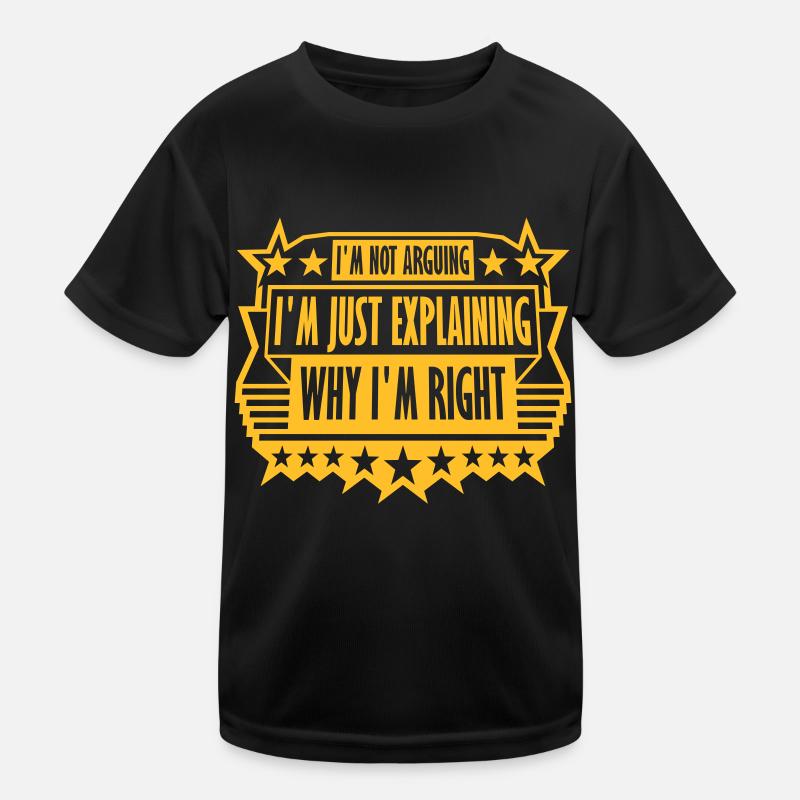 Je ne discute pas T-shirt sport Enfant