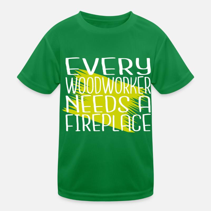 felling carpenter joke hobbyists Kids Functional T-Shirt