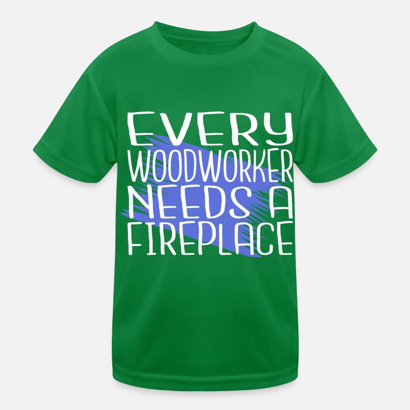 logging union carpenter cabinetmaker Kids Functional T-Shirt