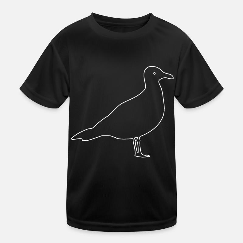 Seagull, Birds, Dove, Kids Functional T-Shirt