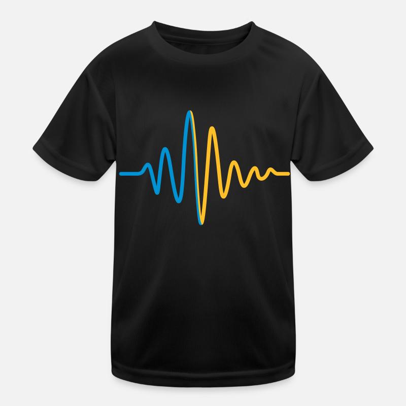 Heartbeat Pulse Frequency Display Kids Functional T-Shirt