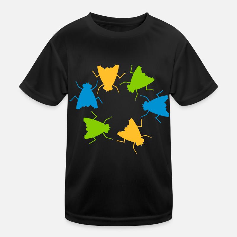 Équipe colorée du groupe de vol de maison T-shirt sport Enfant