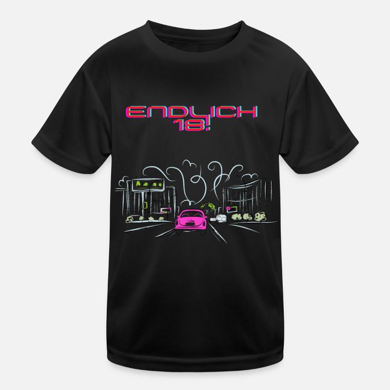 Finally 18 - Birthday Kids Functional T-Shirt