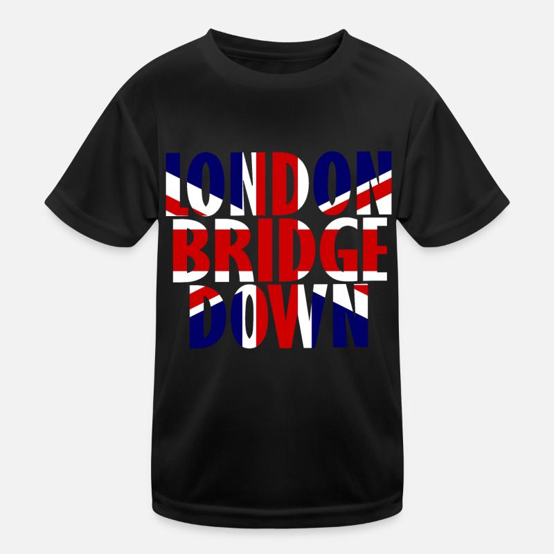 London Bridge Down à la mémoire de la reine Elizabeth T-shirt sport Enfant