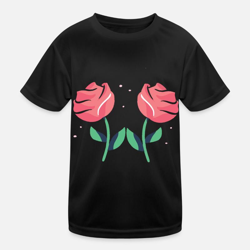 Beautiful Rose Kids Functional T-Shirt