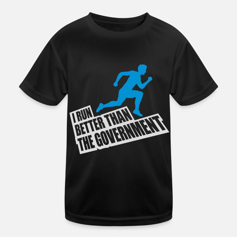 run better than government Kids Functional T-Shirt