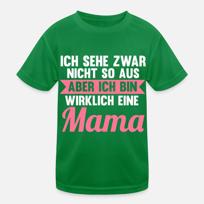Mutter Mama Kinder Funktions-T-Shirt