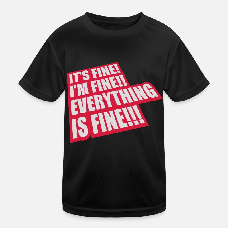 Tout va bien devis T-shirt sport Enfant