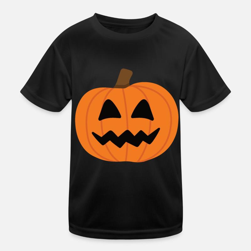 Pumpkin - Kids Functional T-Shirt - black