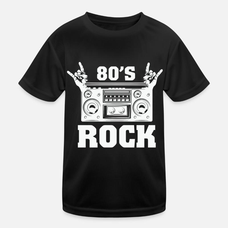 Rock and Roll 80's - Musikband Kinder Funktions-T-Shirt