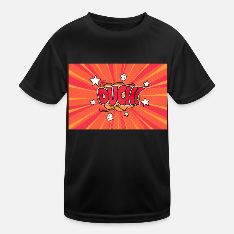 Au! Comic Style Bubble Graffiti Schriftzug Kinder Funktions-T-Shirt