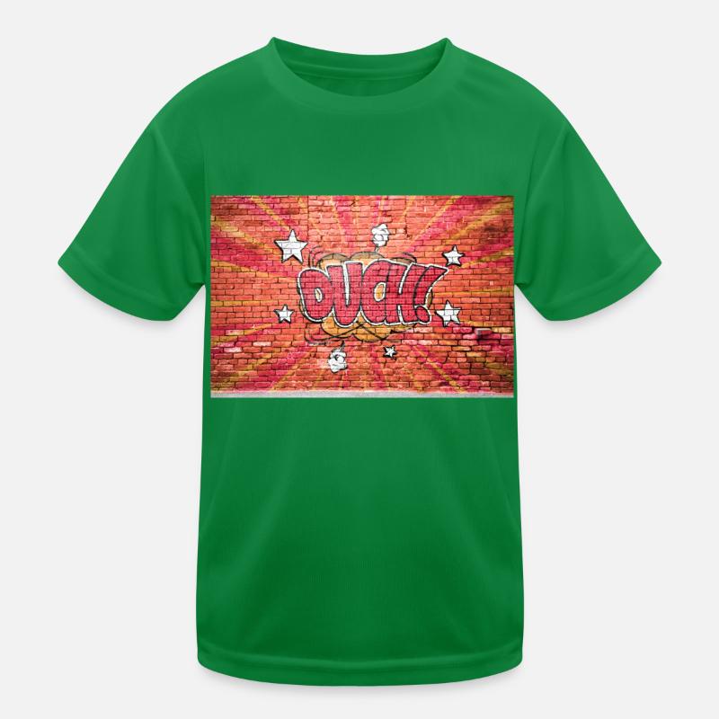 Au! Comic Style Bubble Graffiti Schriftzug Kinder Funktions-T-Shirt