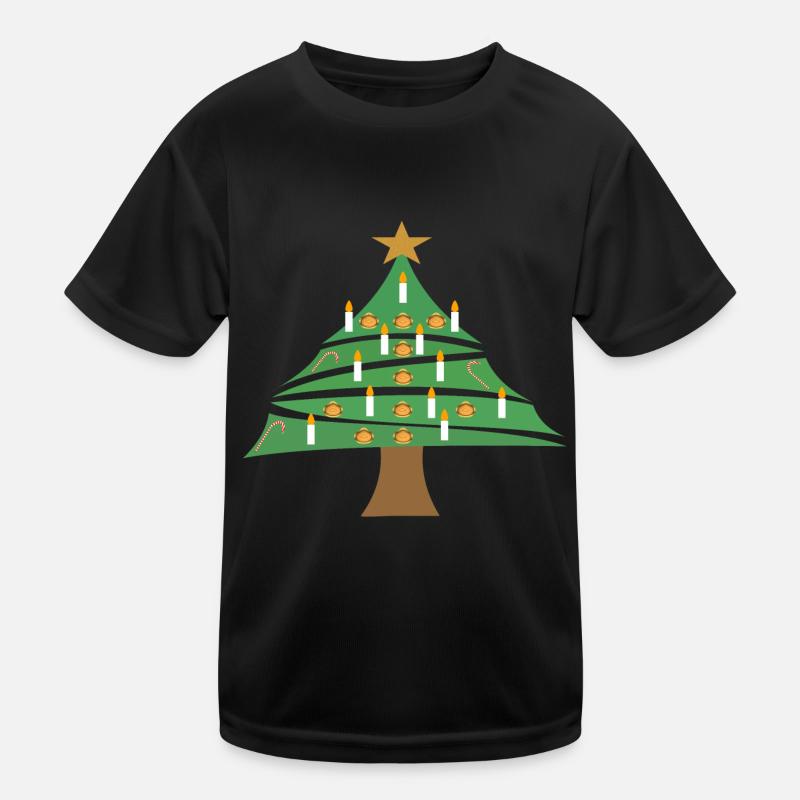 Weihnachtsbaum Kinder Funktions-T-Shirt