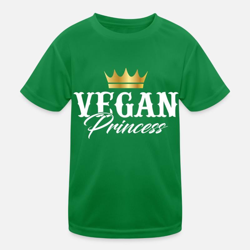 Princesse végétalienne T-shirt sport Enfant