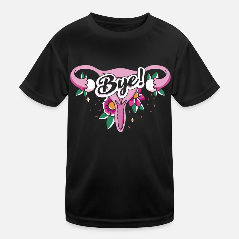 Hysterectomy Uterus Removal Survivor Supracervical Kinder Funktions-T-Shirt