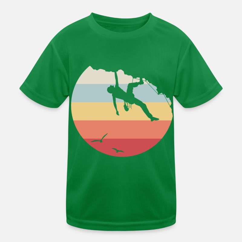 Klettern Kinder Funktions-T-Shirt