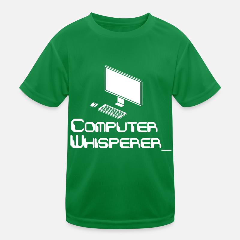 Computer Whisperer Coding Software Kinder Funktions-T-Shirt