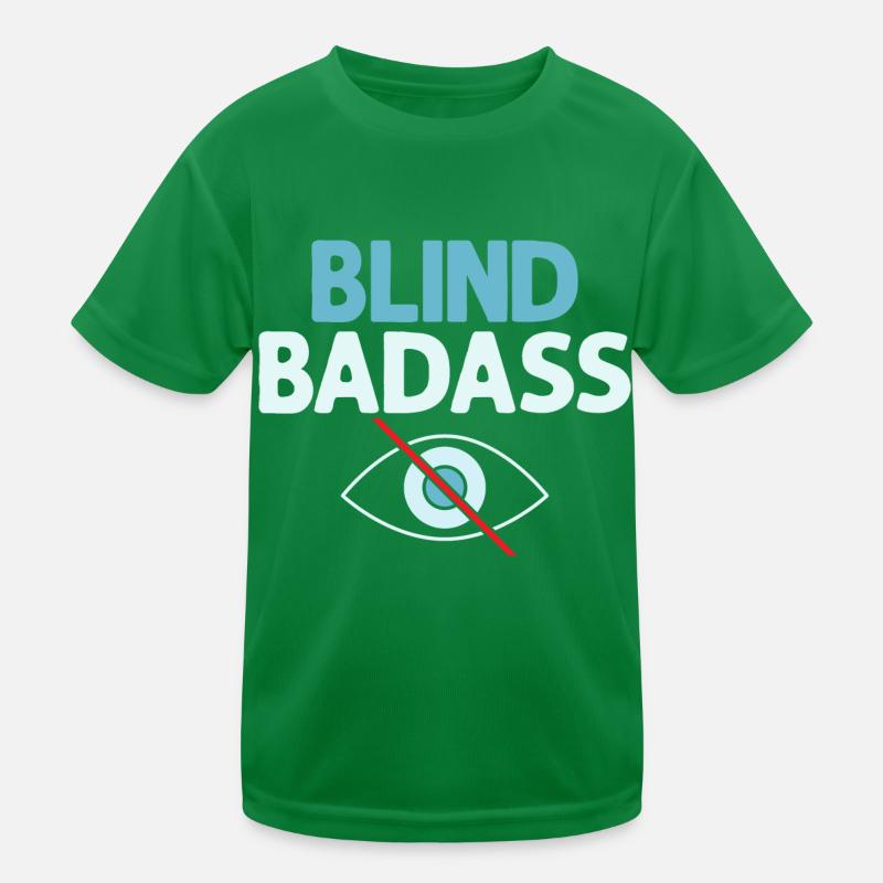 Aveugle Badass Cécité Points Braille T-shirt sport Enfant