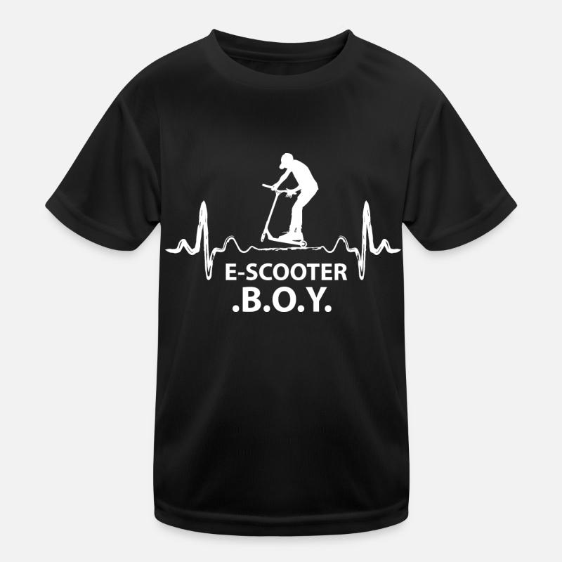 E-scooter scooter Kids Functional T-Shirt