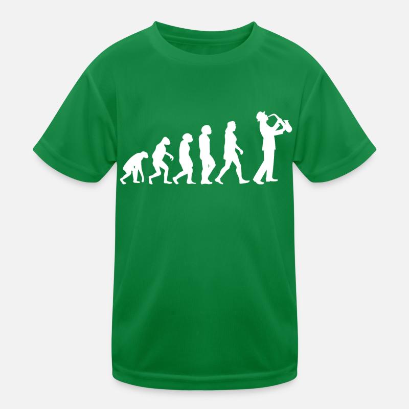 Évolution du saxophone T-shirt sport Enfant
