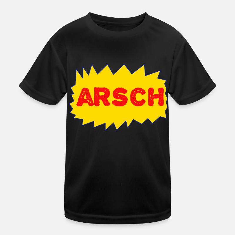 arsch Kinder Funktions-T-Shirt