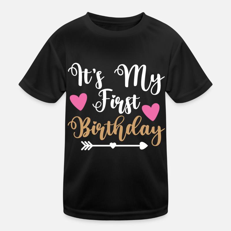 C’est mon premier anniversaire - Mein erster Geburtstag T-shirt sport Enfant