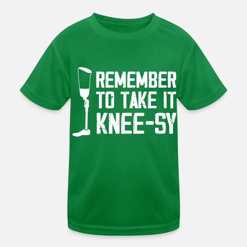 Remember to take it kneesy Design Kinder Funktions-T-Shirt