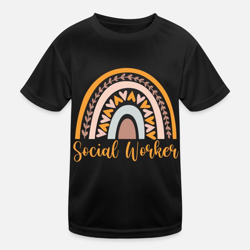 Reliable Loyal Kind Loving Dedicate Caring Social Kinder Funktions-T-Shirt