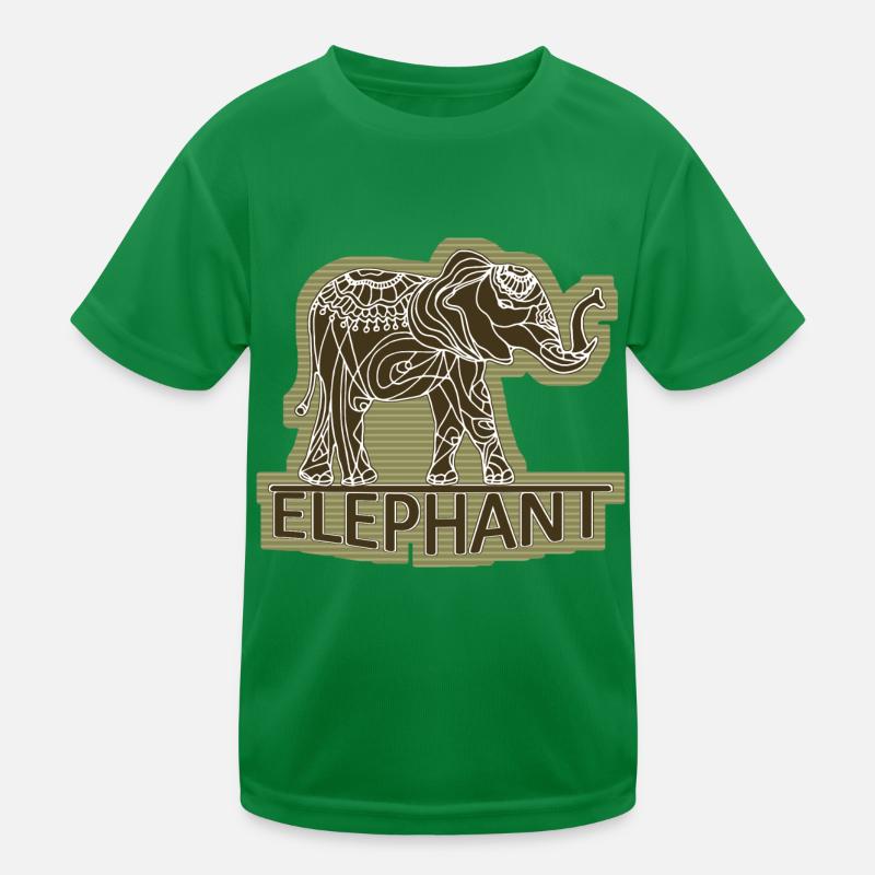 Elefant Kinder Funktions-T-Shirt