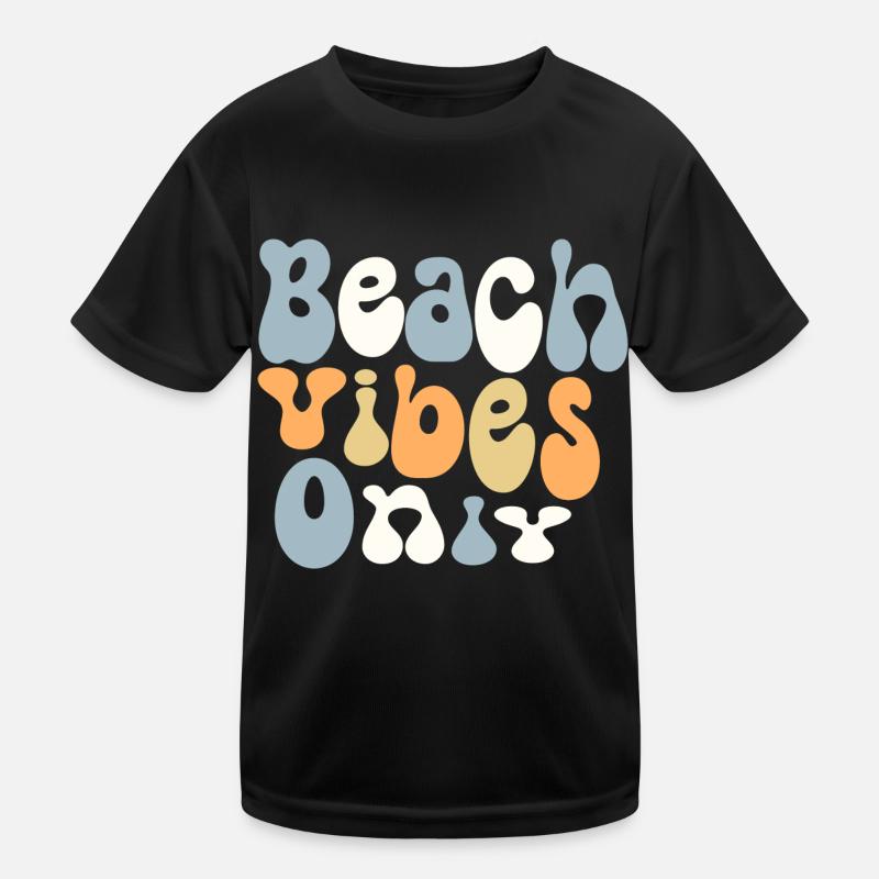 Beach vibes only Kinder Funktions-T-Shirt